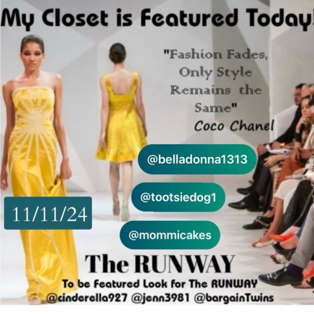 𝟏𝟏/𝟏𝟏 I’m Featured Today on the Runway!